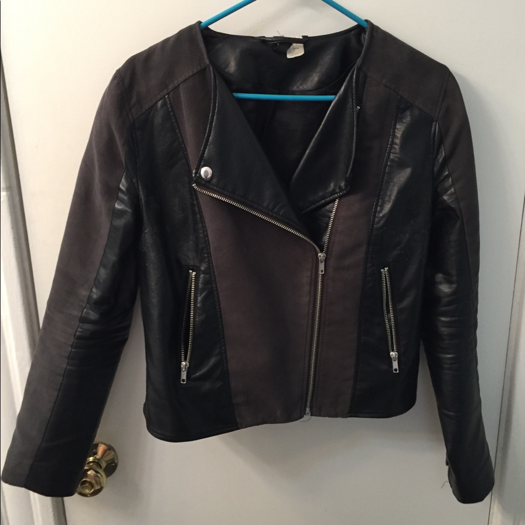 Leather & Suede Moto Jacket